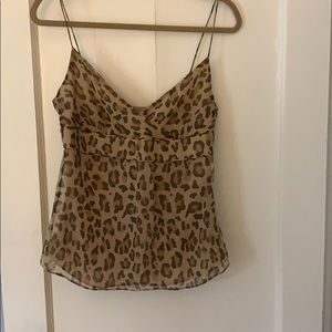 JCrew cheetah tank top